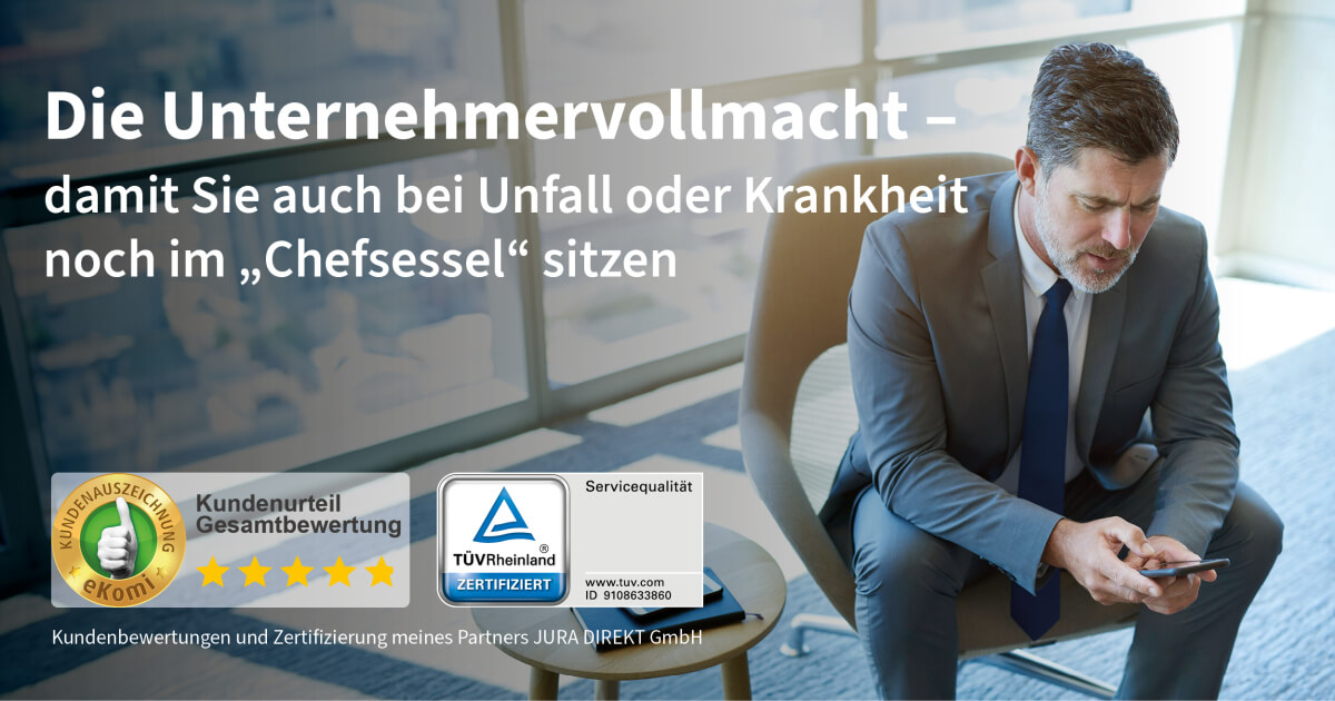 Jetzt Lebenswerk absichern!